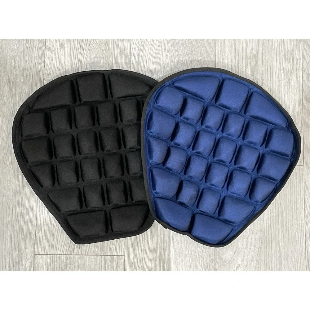 NWOT Set of Blue & Black Ergonomic Motorcycle or Bicycle Seat Cushion Pad